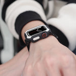 Custodia per orologio bicolore staccabile per Apple Watch Series, 7 41mm / 6&SE&5&4 40mm