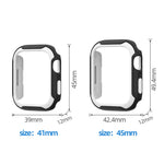 Custodia per orologio bicolore staccabile per Apple Watch Series, 7 45mm / 6&SE&5&4 44mm
