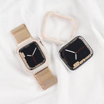 Custodia per orologio bicolore staccabile per Apple Watch Series, 7 45mm / 6&SE&5&4 44mm
