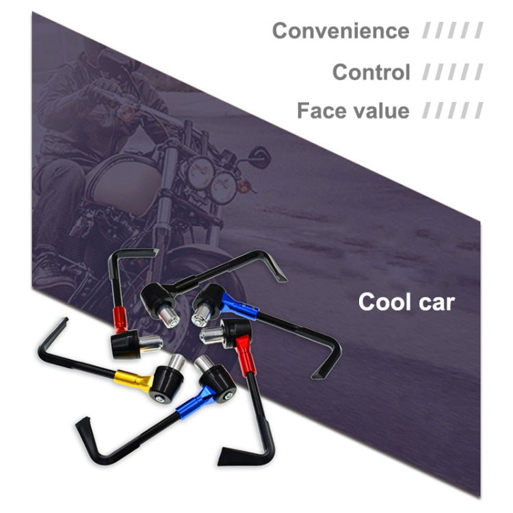 2 pezzi asta di protezione antiurto universale da 22 mm accessori per la modifica del motociclo del freno a mano a forma di corno CNC