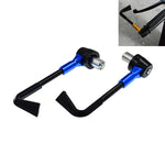 2 pezzi asta di protezione antiurto universale da 22 mm accessori per la modifica del motociclo del freno a mano a forma di corno CNC