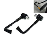 2 pezzi asta di protezione antiurto universale da 22 mm accessori per la modifica del motociclo del freno a mano a forma di corno CNC