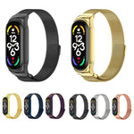 Cinturino per orologio MIJOBS CS Milan magnetico in acciaio inossidabile, For Xiaomi Mi Band 7 / 7 NFC