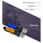 Pedane universali per moto Poggiapiedi Pedali posteriori Set di accessori per la modifica del motociclo