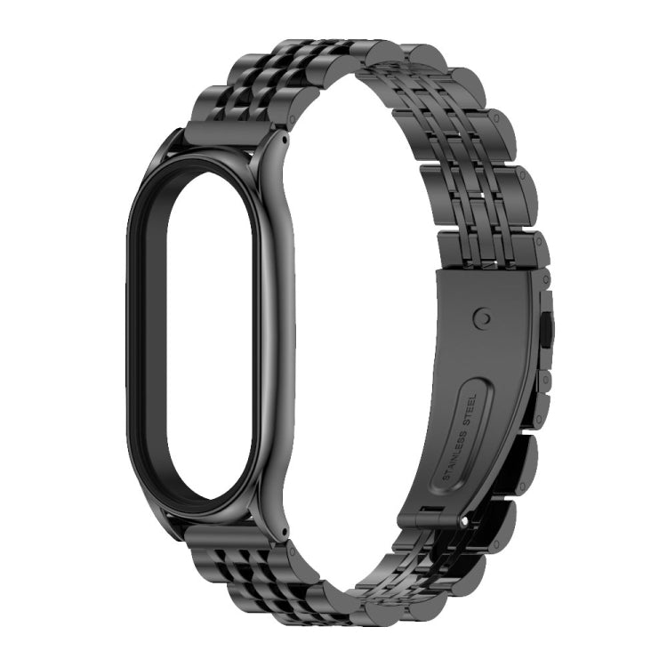 MIJOBS Plus Cinturino per orologio in acciaio inossidabile con sette sfere in metallo, For Xiaomi Mi Band 7 / 7 NFC