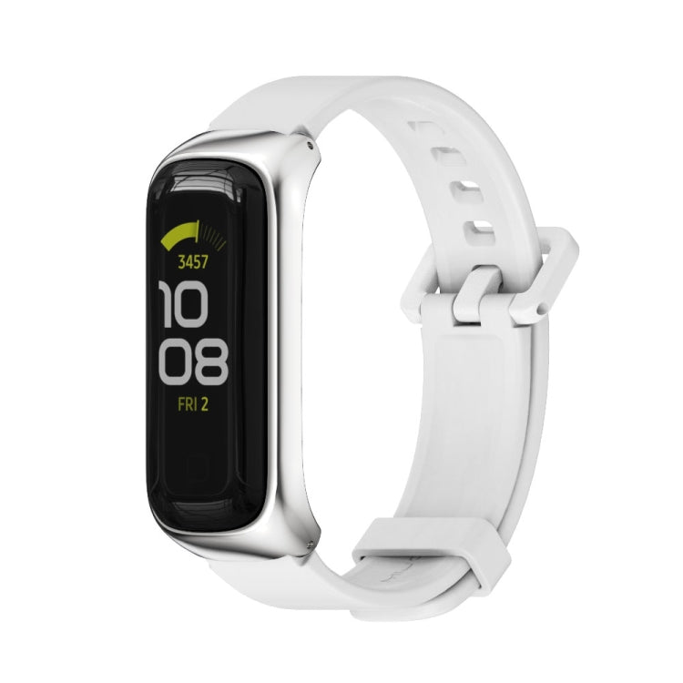 Cinturino per orologio in silicone con cassa in metallo MIJOBS, For Samsung Galaxy Fit 2