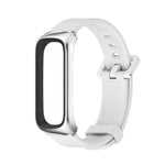 Cinturino per orologio in silicone con cassa in metallo MIJOBS, For Samsung Galaxy Fit 2