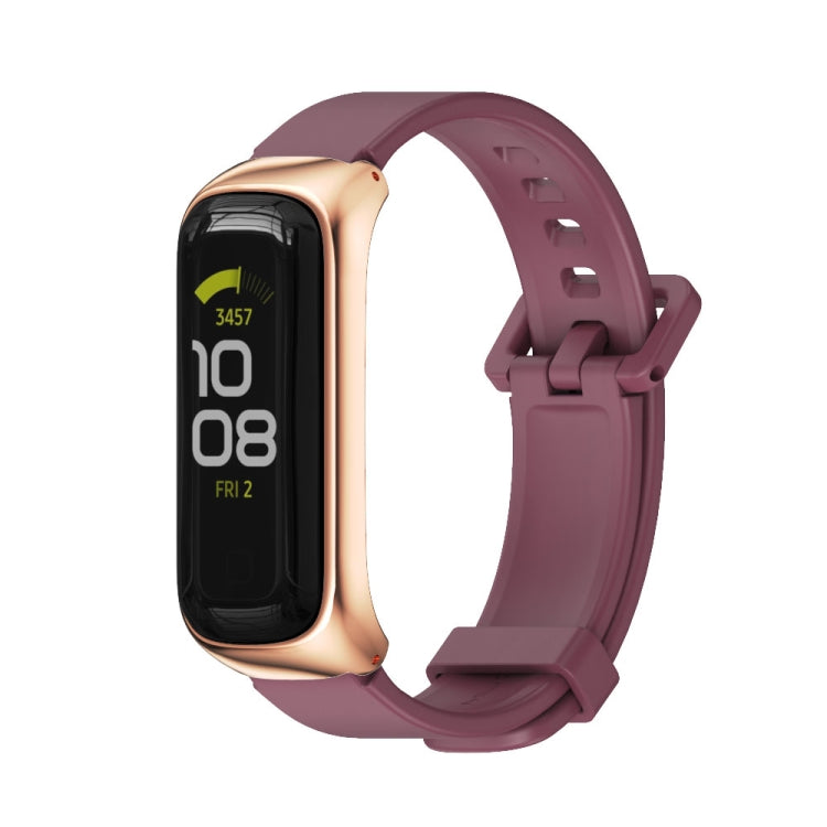 Cinturino per orologio in silicone con cassa in metallo MIJOBS, For Samsung Galaxy Fit 2