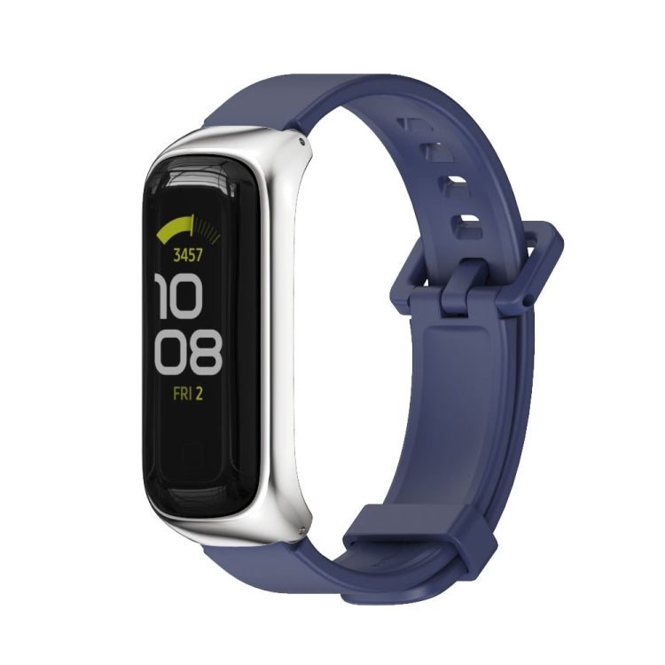 Cinturino per orologio in silicone con cassa in metallo MIJOBS, For Samsung Galaxy Fit 2