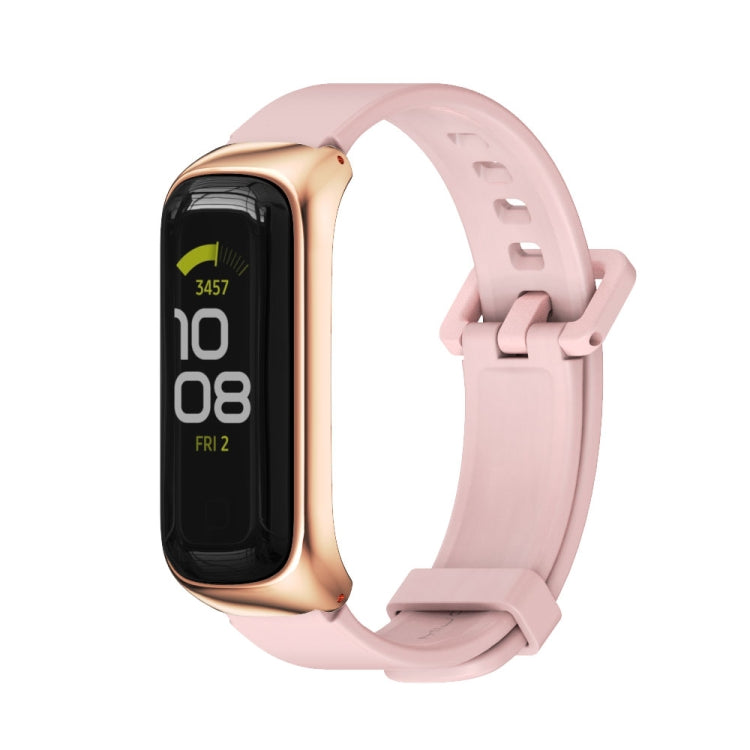 Cinturino per orologio in silicone con cassa in metallo MIJOBS, For Samsung Galaxy Fit 2