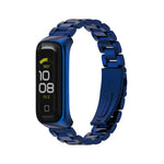 Cinturino per orologio MIJOBS in acciaio inossidabile con tre sfere in metallo, For Samsung Galaxy Fit 2