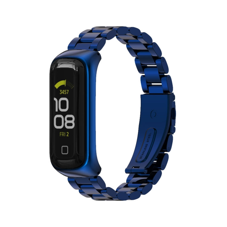 Cinturino per orologio MIJOBS in acciaio inossidabile con tre sfere in metallo, For Samsung Galaxy Fit 2