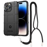 Custodia TPU con cordino per iPhone 14 Pro Max