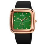 Orologio al quarzo impermeabile con cinturino in silicone con fibbia in acciaio inossidabile SKMEI 1902
