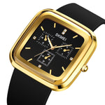 Orologio al quarzo impermeabile con cinturino in silicone con fibbia in acciaio inossidabile SKMEI 1902