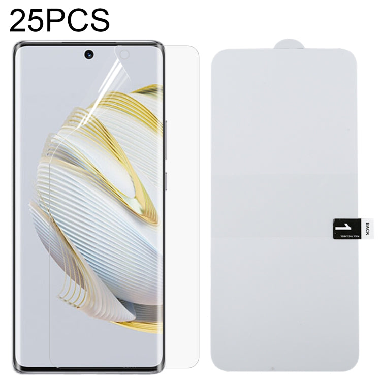 25 PCS Full Screen Protector Pellicola idrogel antideflagrante, For Huawei nova 10 (25 PCS), For Huawei nova 10 Pro (25 PCS)