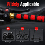 2 accessori per la modifica della motocicletta in PVC a forma di corno