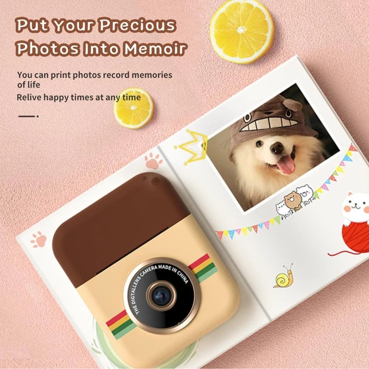 Fotocamera digitale con stampa Polaroid 2,4" per bambini
