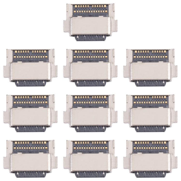 10 Charging Port Connectors, For Samsung Galaxy Z Flip, For Samsung Galaxy S21 FE, For Samsung Galaxy S21 Ultra, For Samsung Galaxy S22 5G, For Samsung Galaxy S22 Ultra, For Samsung Galaxy S22+, For Xiaomi Redmi Note 11E