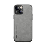 Custodia posteriore in pelle magnetica per iPhone 13 e 12