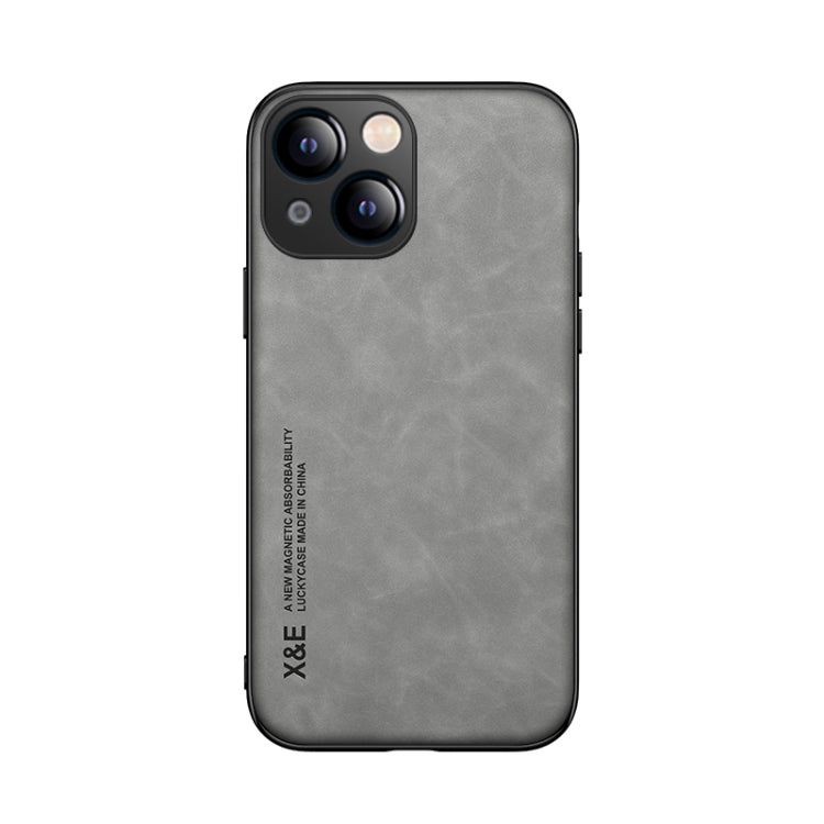 Custodia posteriore in pelle magnetica per iPhone 13 e 12