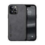 Custodia posteriore in pelle magnetica per iPhone 13 e 12