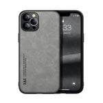 Custodia per telefono posteriore in pelle magnetica Skin Feel, For iPhone 12 Pro, For iPhone 12 Pro Max, For iPhone 11, For iPhone 11 Pro, For iPhone 11 Pro Max, For iPhone X / XS