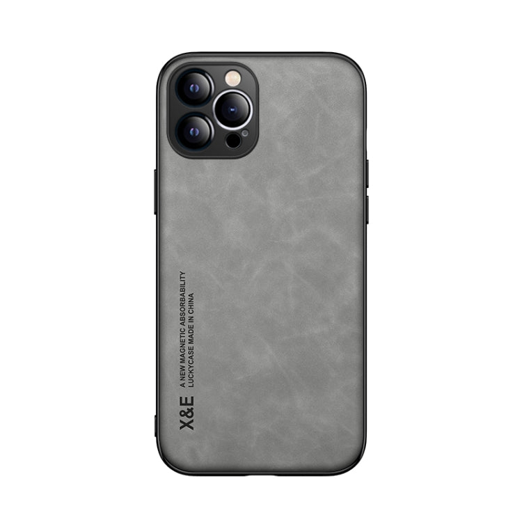 Custodia per telefono posteriore in pelle magnetica Skin Feel, For iPhone 12 Pro, For iPhone 12 Pro Max, For iPhone 11, For iPhone 11 Pro, For iPhone 11 Pro Max, For iPhone X / XS