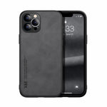 Custodia per telefono posteriore in pelle magnetica Skin Feel, For iPhone 12 Pro, For iPhone 12 Pro Max, For iPhone 11, For iPhone 11 Pro, For iPhone 11 Pro Max, For iPhone X / XS