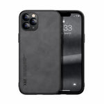 Custodia per telefono posteriore in pelle magnetica Skin Feel, For iPhone 12 Pro, For iPhone 12 Pro Max, For iPhone 11, For iPhone 11 Pro, For iPhone 11 Pro Max, For iPhone X / XS