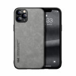 Custodia per telefono posteriore in pelle magnetica Skin Feel, For iPhone 12 Pro, For iPhone 12 Pro Max, For iPhone 11, For iPhone 11 Pro, For iPhone 11 Pro Max, For iPhone X / XS