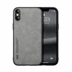 Custodia per telefono posteriore in pelle magnetica Skin Feel, For iPhone 12 Pro, For iPhone 12 Pro Max, For iPhone 11, For iPhone 11 Pro, For iPhone 11 Pro Max, For iPhone X / XS