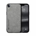 Custodia posteriore in pelle TPU per iPhone XR