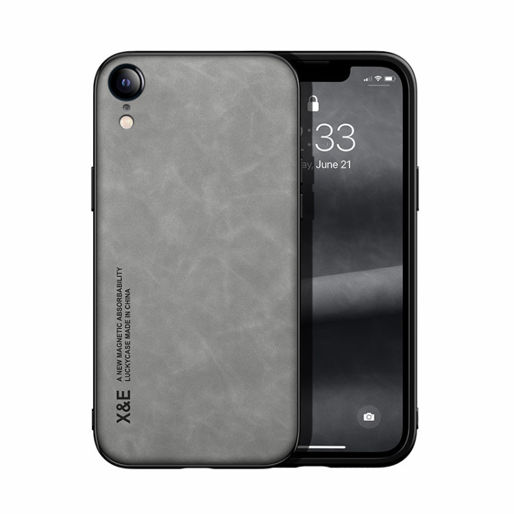 Custodia posteriore in pelle TPU per iPhone XR