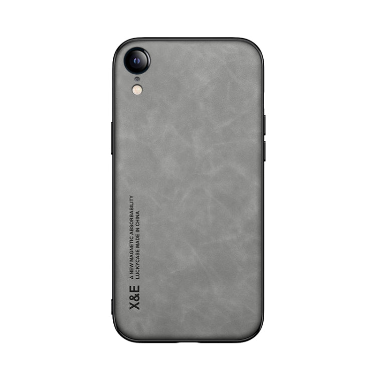 Custodia posteriore in pelle TPU per iPhone XR