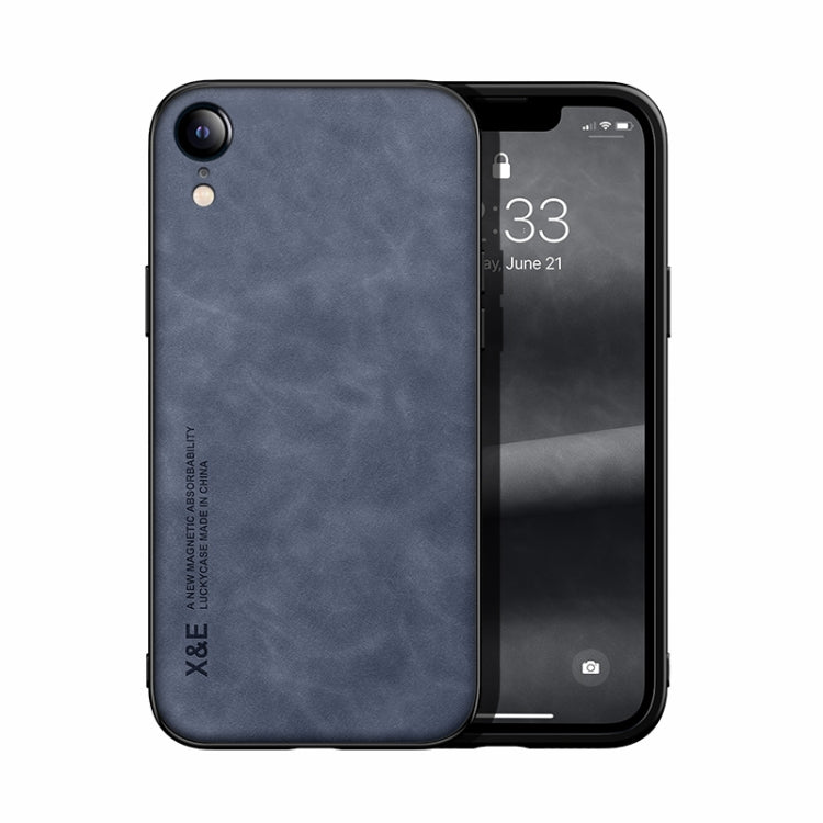 Custodia posteriore in pelle TPU per iPhone XR