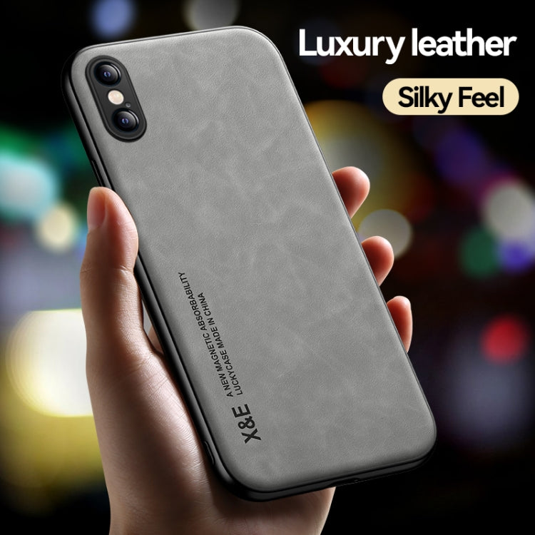Custodia posteriore in pelle TPU per iPhone XR