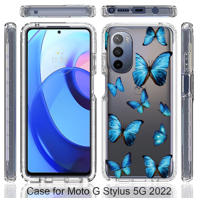 Custodia per telefono verniciata trasparente in PC + TPU, For OnePlus 10 Pro, For Motorola Edge 30 Pro, For Motorola Moto G Stylus 5G 2022, For Motorola Moto G Stylus 2022