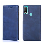 Custodia per telefono in pelle a vibrazione orizzontale magnetica con trama di mucca, For Motorola Moto E20, For Motorola Moto E40