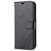 AZNS Custodia in pelle a conchiglia orizzontale in pelle di pecora, For iPhone 14, For iPhone 14 Plus, For iPhone 14 Pro, For iPhone 14 Pro Max