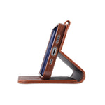 Custodia portafoglio in pelle per iPhone 14 Pro