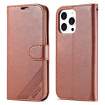 Custodia portafoglio in pelle per iPhone 14 Pro
