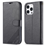 Custodia portafoglio in pelle per iPhone 14 Pro