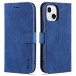 Custodia portafoglio in pelle per iPhone 14 Plus