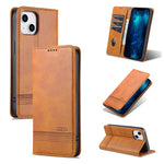 Custodia portafoglio in pelle per iPhone 14 Pro
