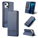 Custodia portafoglio in pelle per iPhone 14 Pro