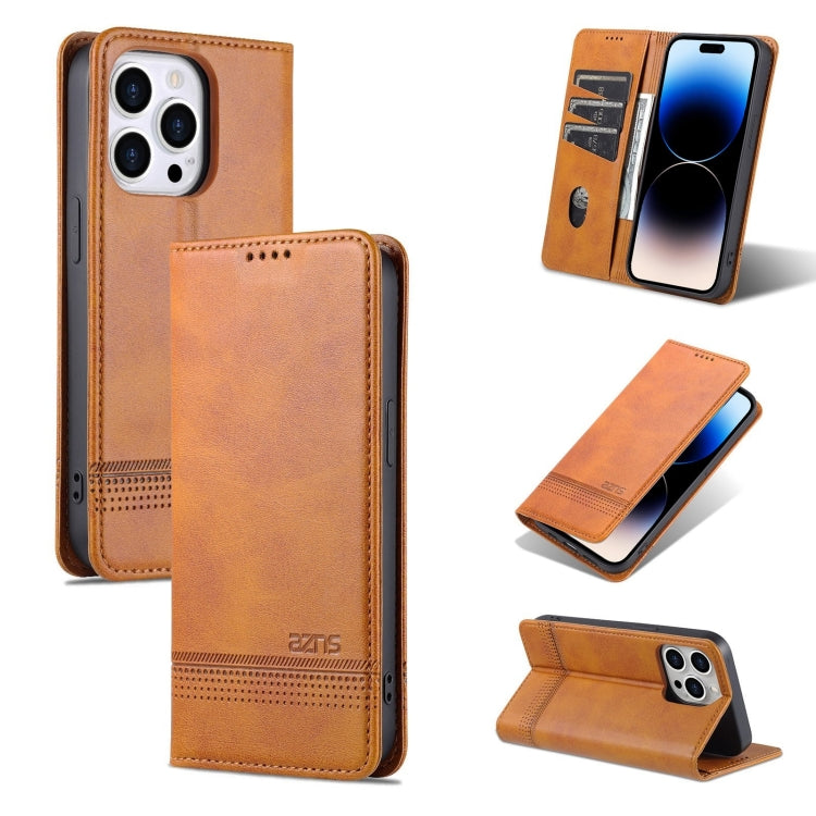 Custodia portafoglio in pelle per iPhone 14 Pro