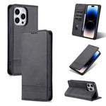 Custodia portafoglio in pelle per iPhone 14 Pro
