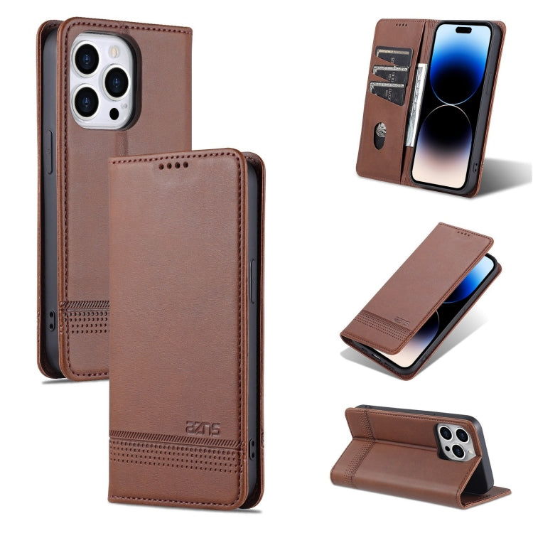 Custodia portafoglio in pelle per iPhone 14 Pro