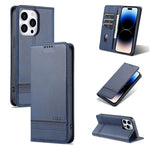 Custodia portafoglio in pelle per iPhone 14 Pro